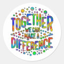 Search for make a difference stickers Rainbow