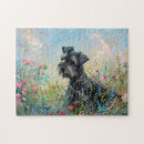 Search for schnauzer puzzles Floral
