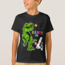 Search for 2nd birthday boys tshirts T rex