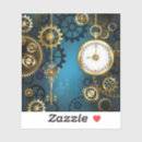 Search for medium blue background stickers Antique