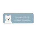 Search for west highland white terrier return address labels Dog