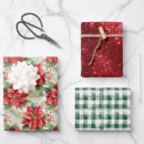 Search for floral christmas wrapping paper Pattern