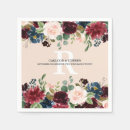 Search for blush floral napkins Burgundy