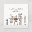 Search for sewing machine business cards Cute