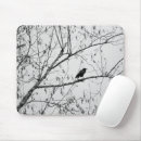 Search for autumn tree mousepads Black and white