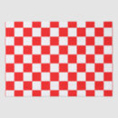Search for red gingham tissue paper Geometric
