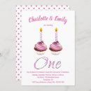 Search for girls cupcake birthday invitations Candle