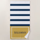 Search for nautical beach towels Navy