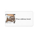 Search for brass return address labels Band