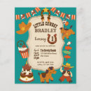 Search for horse vertical 4x5 invitations Wild west