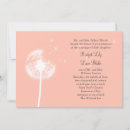 Search for dandelion wedding invitations Vintage