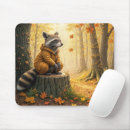 Search for racoons mousepads Woodland