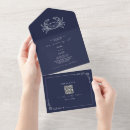 Search for dark blue invitations Qr code