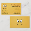 Search for happy face business cards Smiling