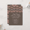 Search for pink and brown baby shower invitations Girls
