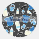Search for blue grey baby shower stickers Boy