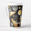 Search for gold silver mugs Black