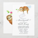Search for cute sloth invitations Watercolor