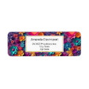 Search for digital return address labels Floral