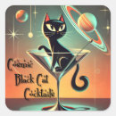 Search for atomic age stickers Black cat