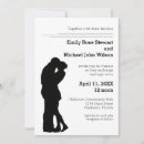 Search for modern couple wedding invitations Formal