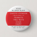 Search for red alert badges Allergy