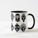 Search for primitive mugs Black and white