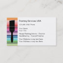 Search for commercial painter business cards Residential