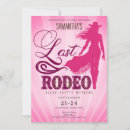 Search for space cowgirl hens party invitations Last rodeo