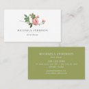 Search for vintage rose business cards Makeup artist