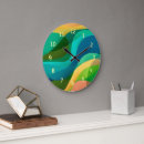 Search for blue and yellow clocks Contemporary