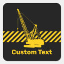 Search for construction crane stickers Black