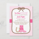 Search for country western baby shower invitations Texas