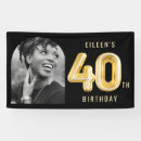 Search for 40th birthday banners Welcome