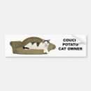 Search for potatoes bumper stickers Couch potato