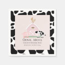 Search for farm animals napkins Cow