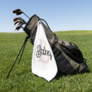 Search for monogrammed golf towels Girly