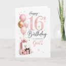 Search for sweet 16 birthday cards Girl