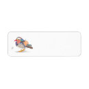 Search for mandarin return address labels Duck