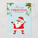 Search for african american christmas postcards Santa