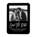 Search for modern calligraphy save the dates Black and white