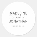 Search for couple names wedding stickers Classic