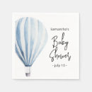 Search for hot air balloon baby shower napkins Watercolor