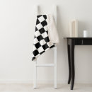Search for checkered flag blankets Black and white