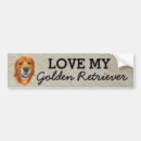Search for golden retriever bumper stickers Pets