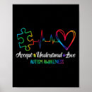 Search for autism piece posters Brain