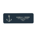 Search for compass return address labels Nautical