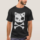 Search for pirate cat tshirts Cross bones