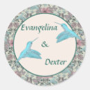 Search for hummingbirds wedding stickers Tropical