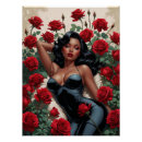 Search for glamorous posters Black